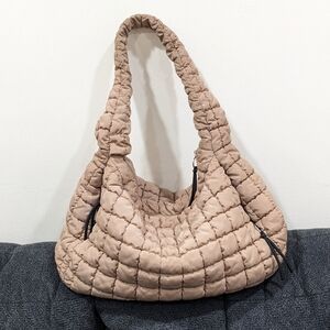 Free people quilted carryall bag